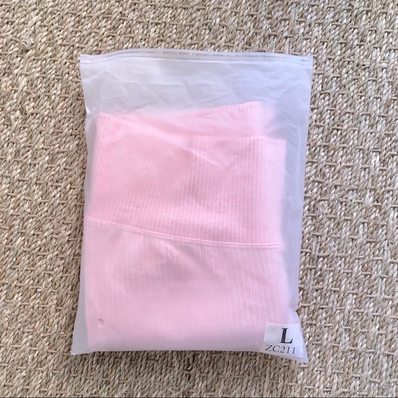 PHIT athletics / peach ribbed seamless leggings - new - Picture 7 of 7